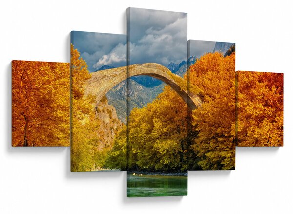 Obraz - Konitsa most (125x70 cm)