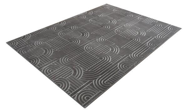 KOBEREC TKANÝ NA PLOCHO, 120/160 cm antracitová Kayoom - Online Only koberce & rohožky, Online Only