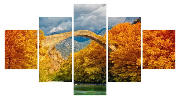 Obraz - Konitsa most (125x70 cm)