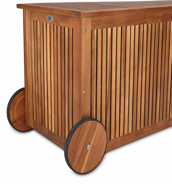 Deuba Dřevěný úložný box 350 L - akát