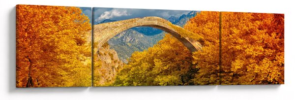 Obraz - Konitsa most (170x50 cm)