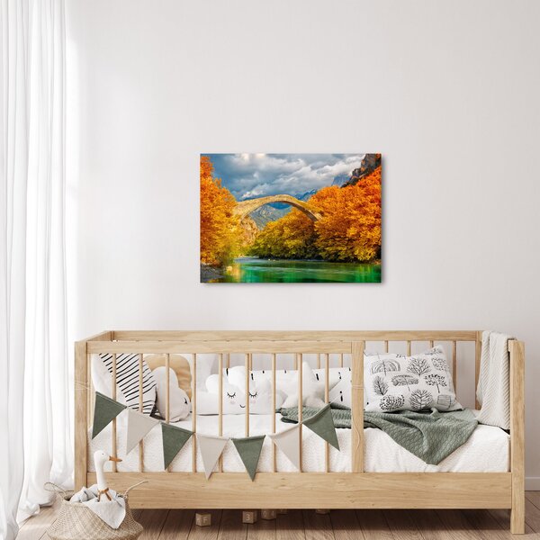 Obraz - Konitsa most (70x50 cm)