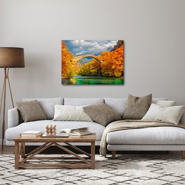 Obraz - Konitsa most (70x50 cm)