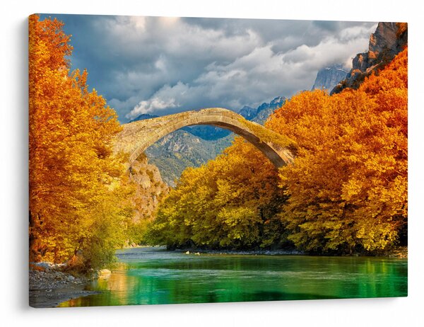 Obraz - Konitsa most (70x50 cm)