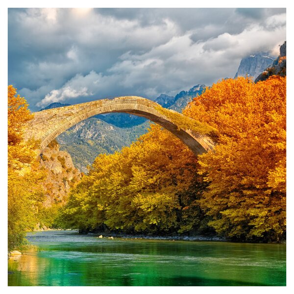 Obraz - Konitsa most (30x30 cm)