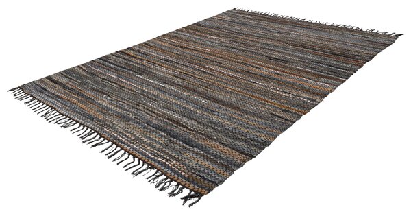 KOBEREC TKANÝ NA PLOCHO, 60/90 cm hnědá, vícebarevná Kayoom - Online Only koberce & rohožky, Online Only