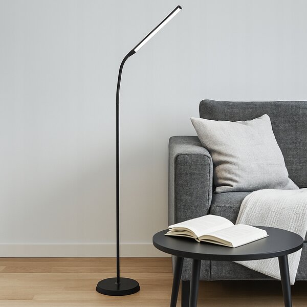Stojací lampa Masterled MESO s integrovaným LED zdrojem 8 W, černá