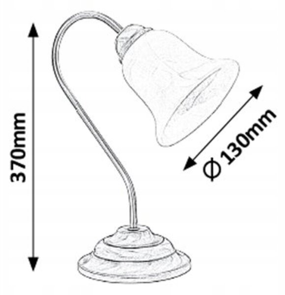 Stolní lampa FRANCESCA 7372 Rabalux