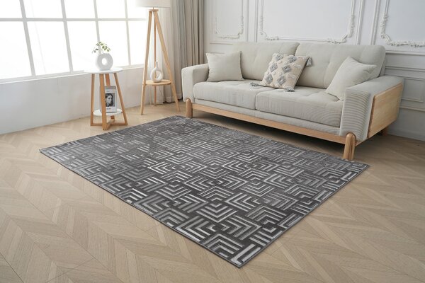 BĚHOUN, 80/150 cm, antracitová Kayoom - Online Only koberce & rohožky, Online Only
