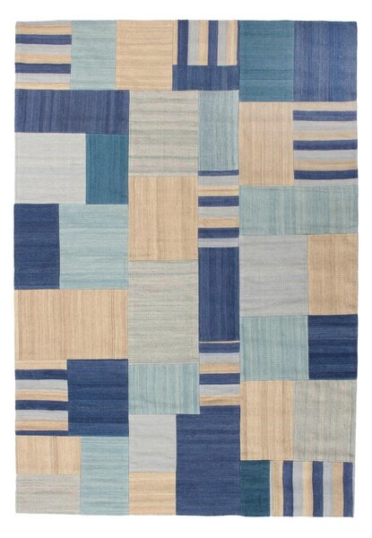 BĚHOUN, 80/150 cm, modrá, vícebarevná Kayoom - Online Only koberce & rohožky, Online Only