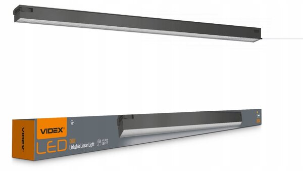 Stropní svítidlo LED modulární systémové 120 cm Lineární 50W 5000lm 5000K Videx