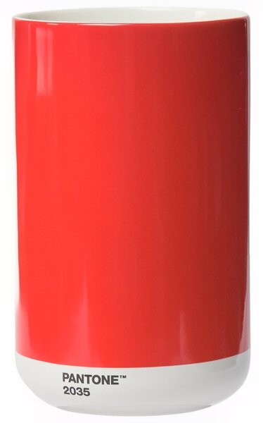Červená keramická váza Pantone Red 2035 17 cm