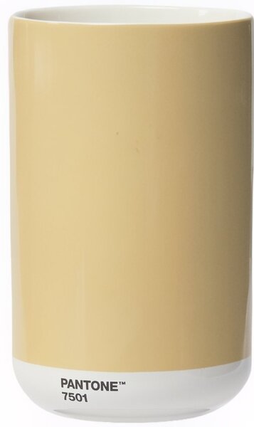 Béžová keramická váza Pantone Cream 7501 17 cm
