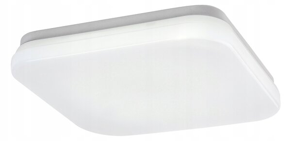 Stropní Svítidlo LED stropní svítidlo do koupelny bílé čtvercové 24 cm 12W IP44 Rabalux