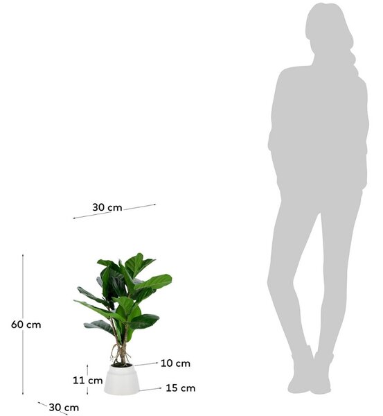 Umělá květina Kave Home Lyrata 60 cm
