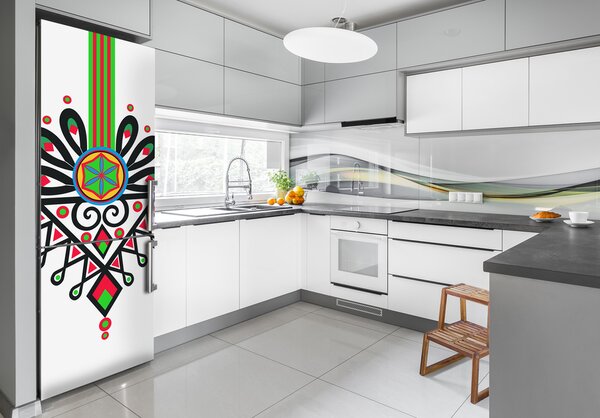 Foto tapeta na ledničku Polský lidový vzor FridgeStick-70x190-f-78130429