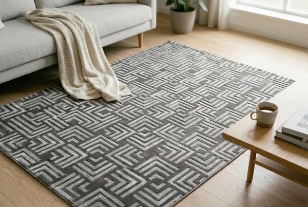 BĚHOUN, 80/150 cm, antracitová Kayoom - Online Only koberce & rohožky, Online Only
