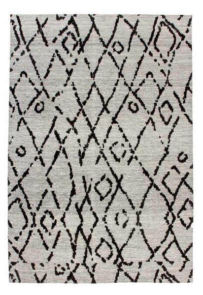 BĚHOUN, 80/150 cm, šedá, černá Kayoom - Online Only koberce & rohožky, Online Only