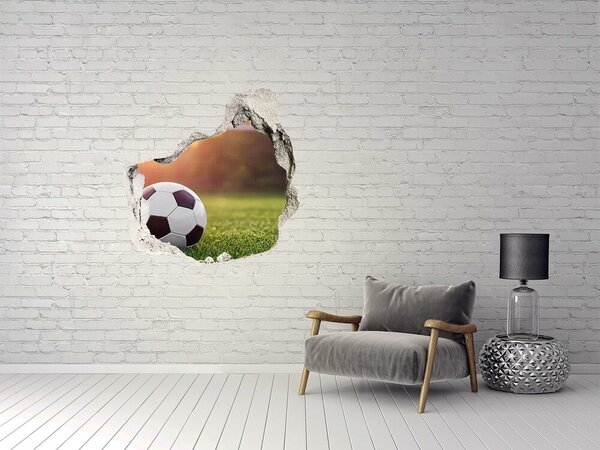 Fototapeta díra na zeď 3D Fotbal nd-p-110116373