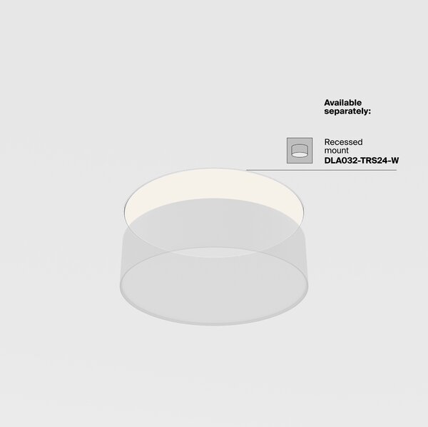 Stropní svítidlo Maytoni 24 W LED černé kulaté 3000 K