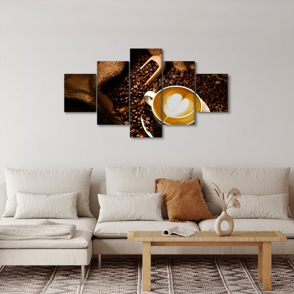Obraz - Šálek kávy (125x70 cm)