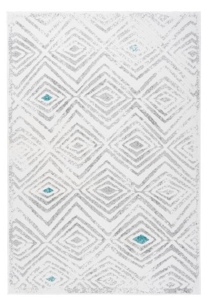 BĚHOUN, 80/150 cm, šedá, bílá Kayoom - Online Only koberce & rohožky, Online Only