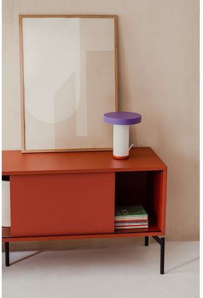 TV stolek v terakotové barvě 160x60x42 cm Met – noo.ma