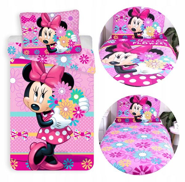 Sada povlečení Disney 140 x 200 cm růžová