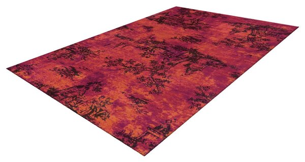 KOBEREC TKANÝ NA PLOCHO, 120/180 cm červená Kayoom - Online Only koberce & rohožky, Online Only