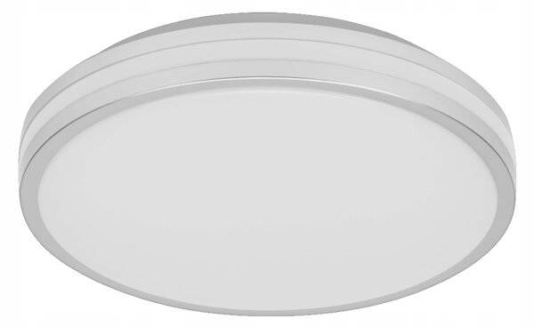 Stropní Svítidlo LED Přisazené Svítidlo 16W 1000lm 3000K Teplá Bílá Stříbrná Orbis Osram