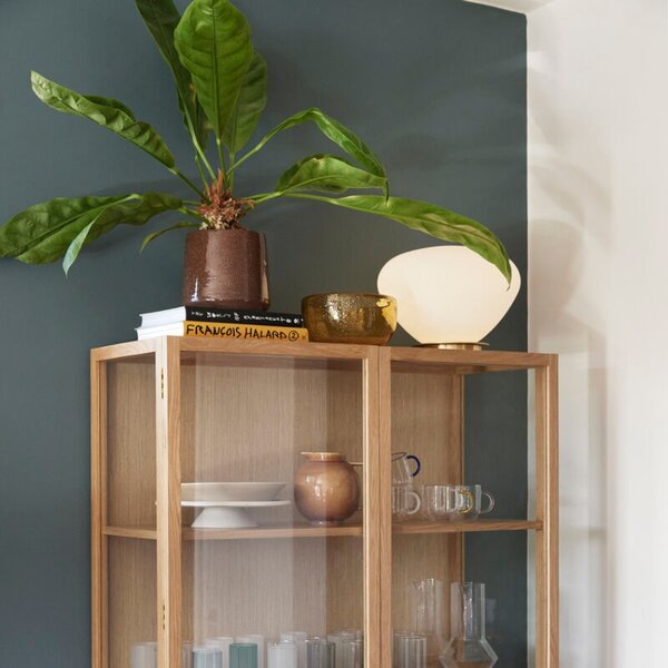 Žlutá skleněná miska Hübsch Glow 24 cm