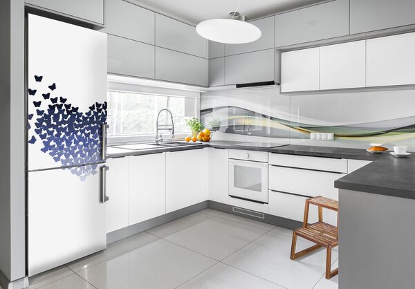 Nálepka fototapeta lednička Srdce motýl FridgeStick-70x190-f-78453445