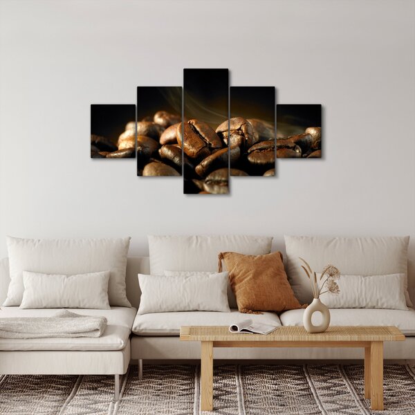 Obraz - Kávové zrna (125x70 cm)