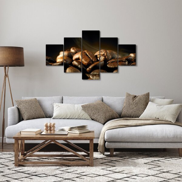 Obraz - Kávové zrna (125x70 cm)