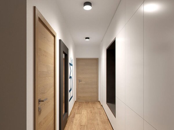 Led2 Stropní LED svítidlo BUTTON II, černá Stmívání, řízení: 3000K/4000K ON/OFF (bez stmívání)