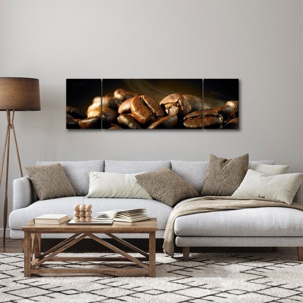 Obraz - Kávové zrna (170x50 cm)