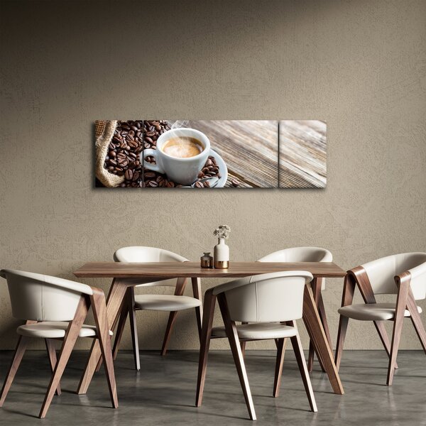 Obraz - Espresso (170x50 cm)