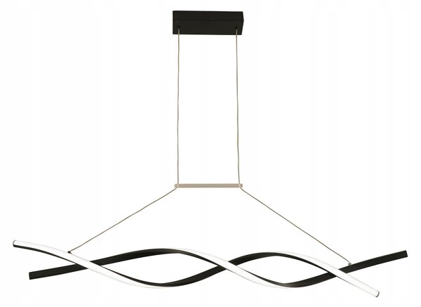 Lampa sufitowa wisząca żyrandol LED do Pokoju Moderní 4000K 100cm černý