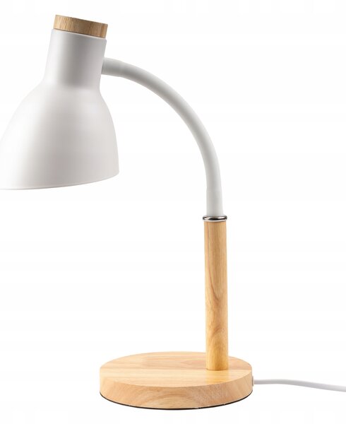 Stolní lampička Lumiled NIKO bílá, výkon až 13 W