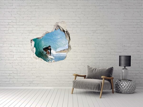 Fototapeta díra na zeď 3D Surfař na vlně nd-p-70293058