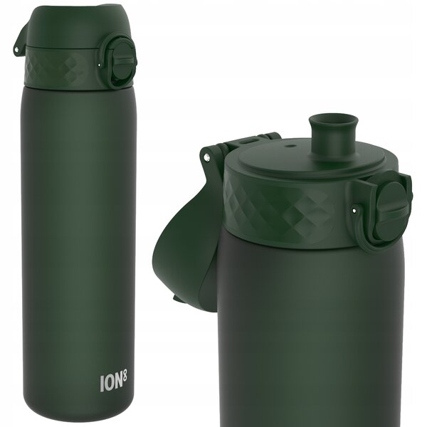 ION8 SLIM láhev na pití na vodu 500 ml, tmavě zelený
