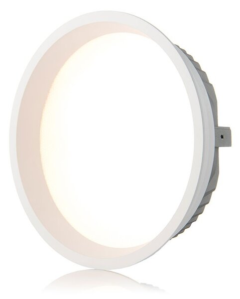 LED2 2550371 Zeta 2 M, bílé svítidlo pro zapuštění, 11/23W LED 2700K/3000K/4000K, ⌀17,6cm, IP44