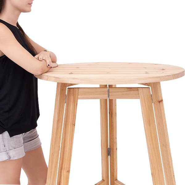 Deuba Barový skládací stůl - Ø78 cm