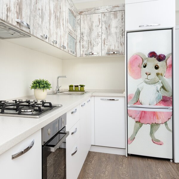 Nálepka fototapeta lednička Myš baletka FridgeStick-70x190-f-79135520