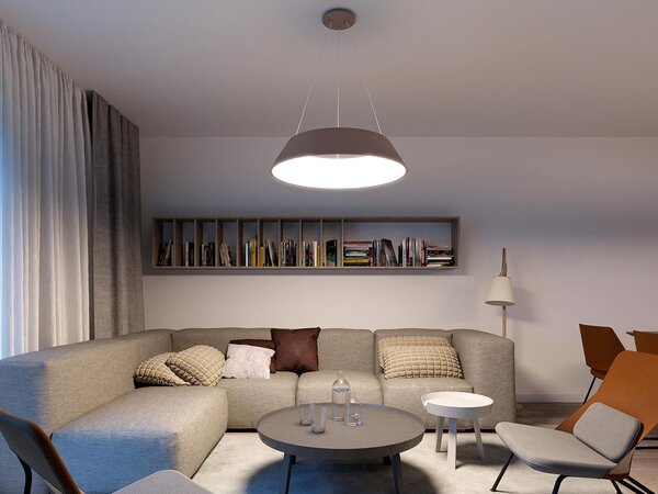 Led2 Závěsné LED svítidlo KATY ø 78 cm Barva: Černá, Stmívání, řízení: ON/OFF (bez stmívání)