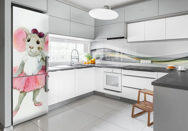 Nálepka fototapeta lednička Myš baletka FridgeStick-70x190-f-79135520