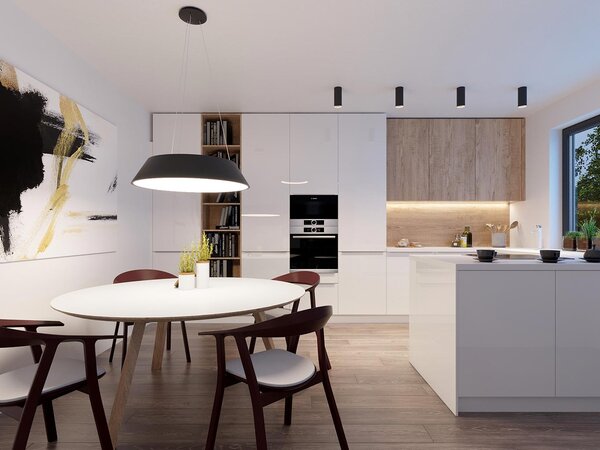 Led2 Závěsné LED svítidlo KATY ø 78 cm Barva: Černá, Stmívání, řízení: ON/OFF (bez stmívání)