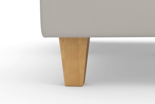 SEDACÍ SOUPRAVA, kůže, světle šedá Sit & More - Sedací soupravy, Online Only