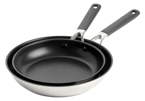 SADA PÁNVÍ vrstva z keramiky 2dílné 24cm//28cm cm KitchenAid - Online Only vaření, Online Only