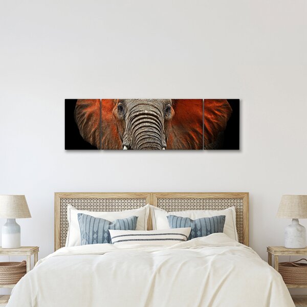 Obraz - Sloni z Tsavo (170x50 cm)